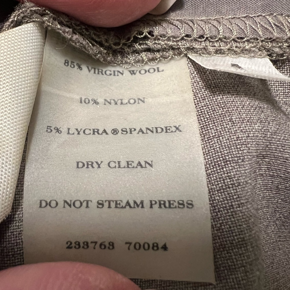 Ann Taylor Heather Brown NWOT Women's Trousers, Size 10 - Picture 7 of 8